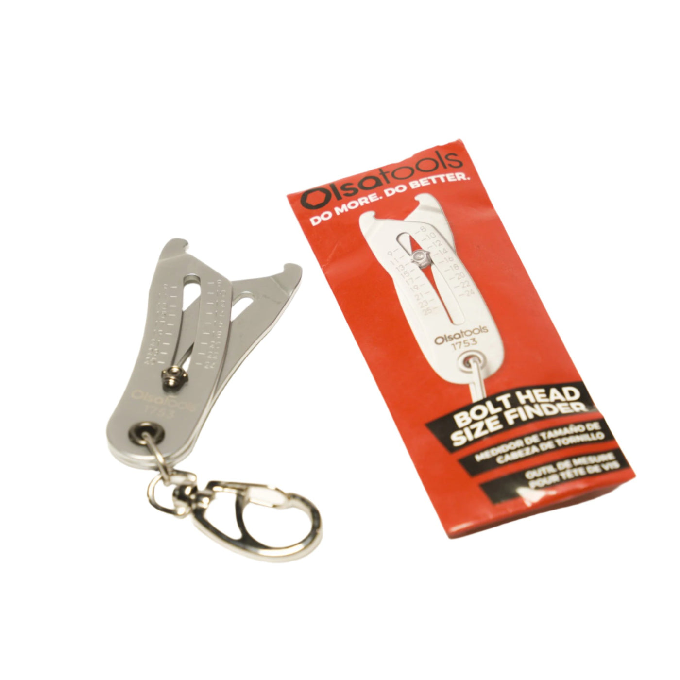 Bolt Head Size Key Chain