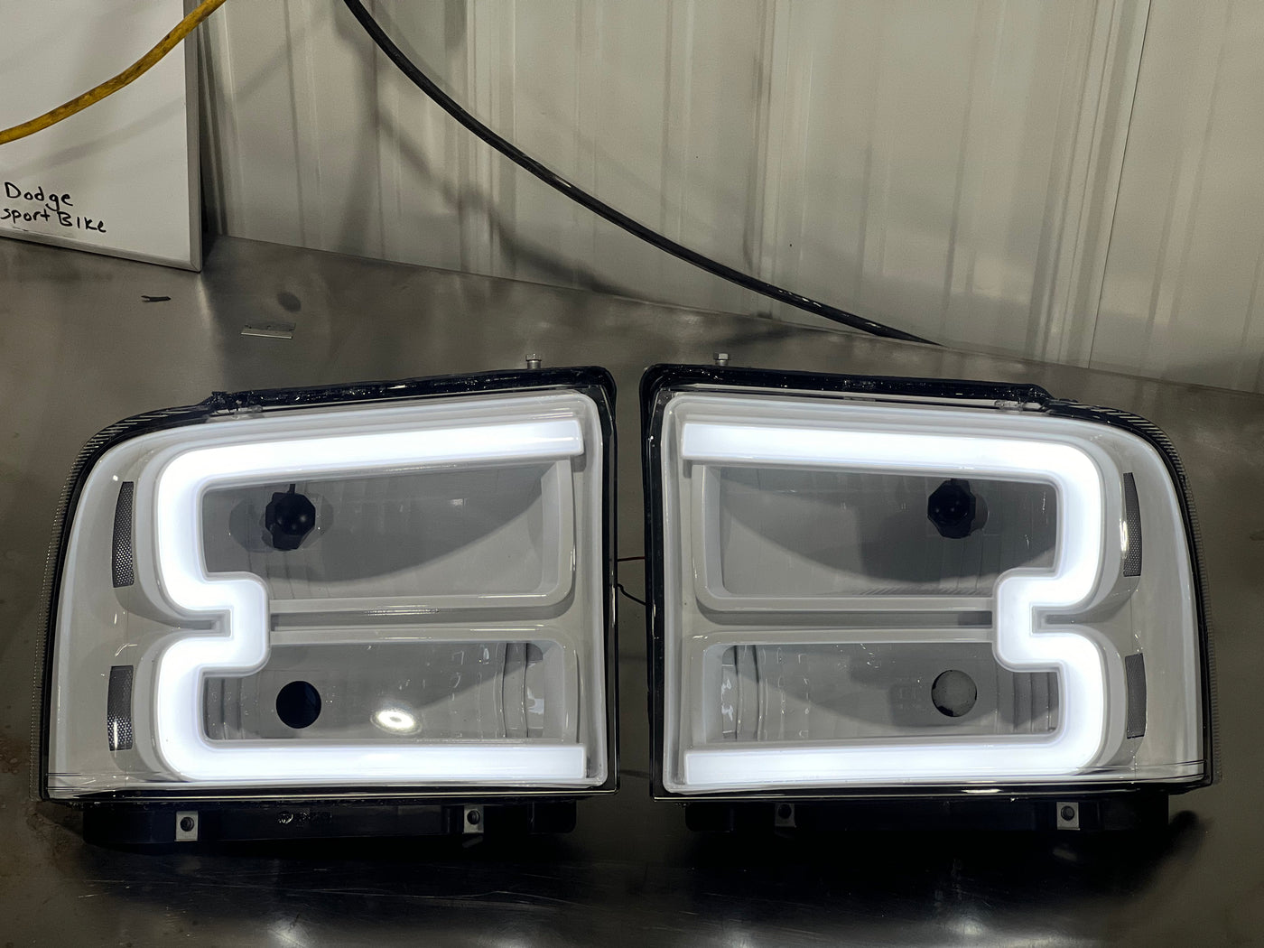 1999-2007 Ford Superduty Paint Matched Headlights