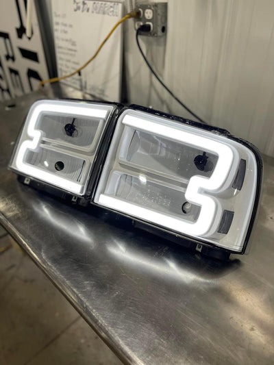 1999-2007 Ford Superduty Paint Matched Headlights