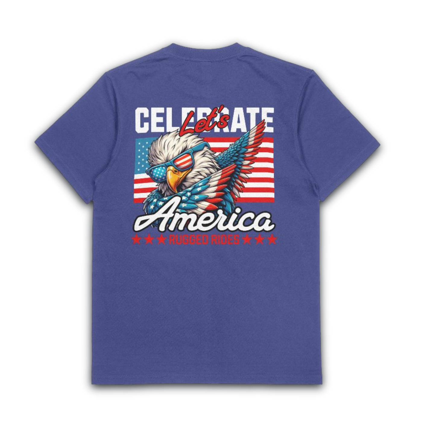 Let's Celebrate Amercia TEE (Blue)